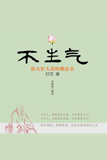 不生气：给大忙人看的佛法书 - cover