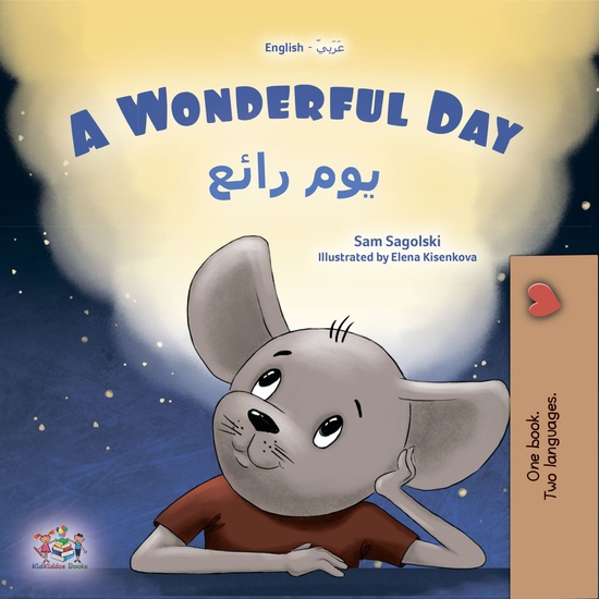 A Wonderful Day يوم رائع - English Arabic Bilingual Book for Children - cover