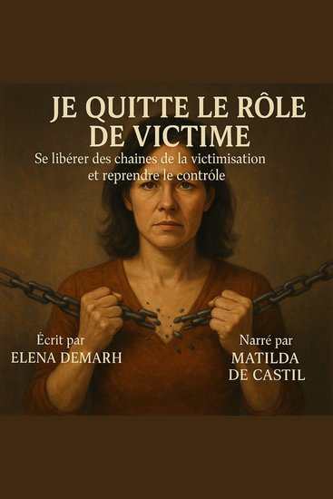 JE QUITTE LE RÔLE DE VICTIME - Se libérer des chaînes de la victimisation et reprendre le contrôle - cover