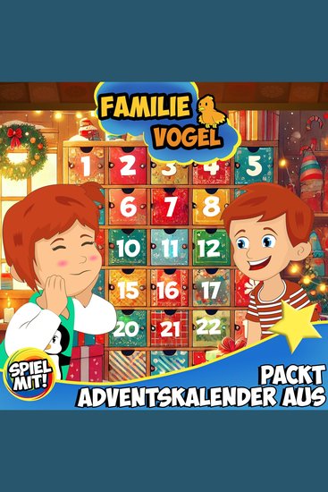 Familie Vogel packt Adventskalender aus - Familie Vogel - cover