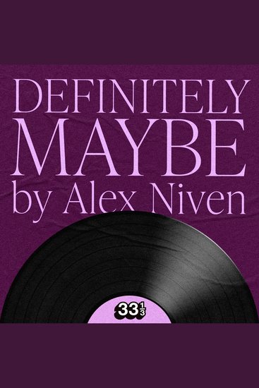 Oasis' Definitely Maybe - cover