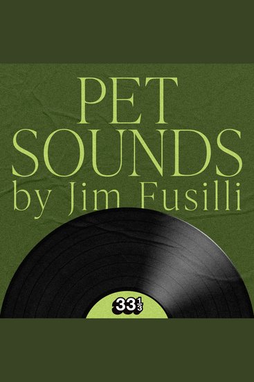 The Beach Boys' Pet Sounds - cover