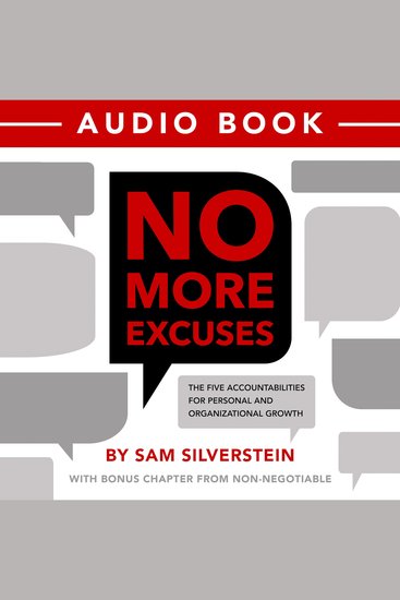 No More Excuses - The Five Accountabilities for Personal and Organizational Growth - cover