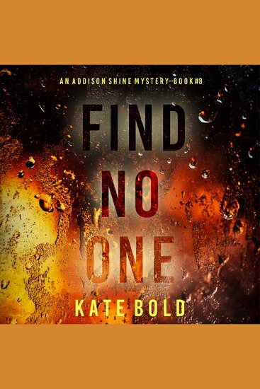 Find No One (An Addison Shine FBI Suspense Thriller—Book 8) - Digitally narrated using a synthesized voice - cover