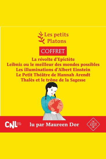 Coffret Les Petits Platons - Epictète + Leibniz + Albert Einstein + Hannah Arendt + Thalès - cover