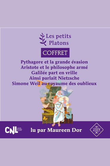 Coffret Les Petits Platons - Pythagore + Aristote + Galilée + Nietzsche + Simone Weil - cover