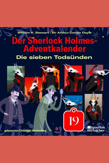 Die sieben Todsünden (Der Sherlock Holmes-Adventkalender Folge 19) - cover