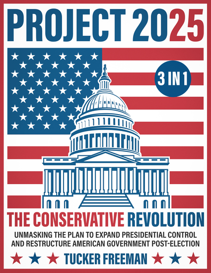 Project 2025 - The Conservative Revolution - [3 in 1] Unmasking the Plan to Expand Presidential Control and Restructure American Government Post-Election - cover