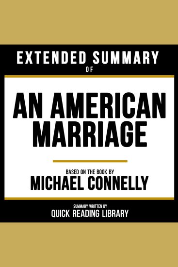 Extended Summary - An American Marriage - Based On The Book By Tayari Jones - cover