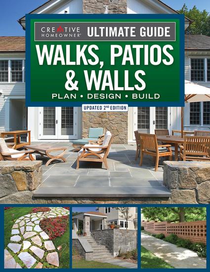 Ultimate Guide to Walks Patios & Walls Updated 2nd Edition - Plan • Design • Build - cover