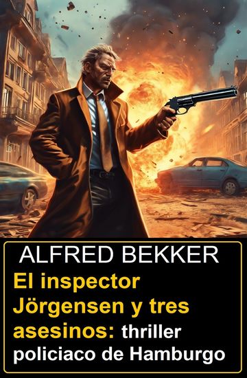 El inspector Jörgensen y tres asesinos: thriller policiaco de Hamburgo - cover