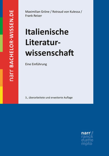 Italienische Literaturwissenschaft - Eine Einführung - cover