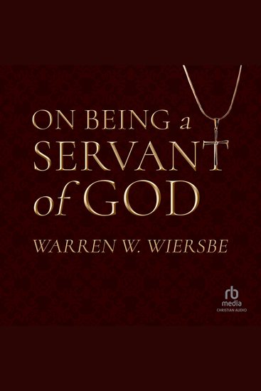On Being a Servant of God - cover