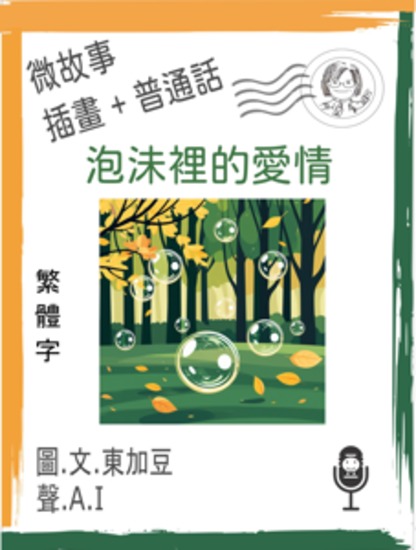 泡沬裡的愛情 (繁體字+插畫+普通話) - 文字+插畫+有聲 - cover