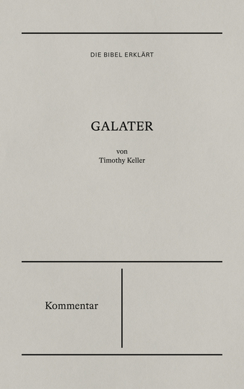 Galater - Kommentar - cover
