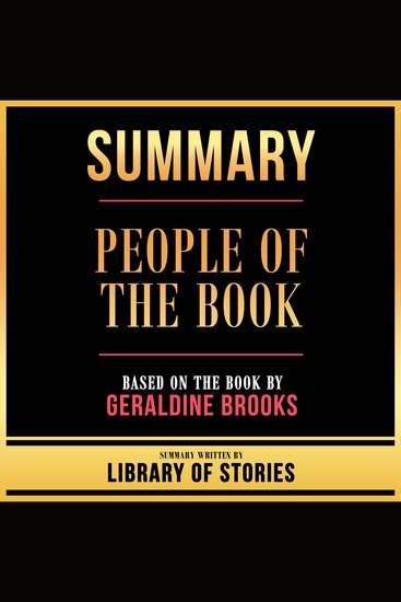 Summary - People Of The Book - Based On The Book By Geraldine Brooks - cover