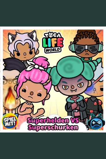 Superhelden VS Superschurken - Teil 2 - Toca Boca Story - cover
