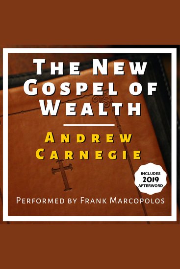 The New Gospel of Wealth - With 2019 Afterword - cover