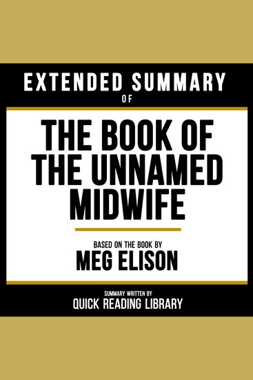 Extended Summary - The Book Of The Unnamed Midwife - Based On The Book By Meg Elison - cover