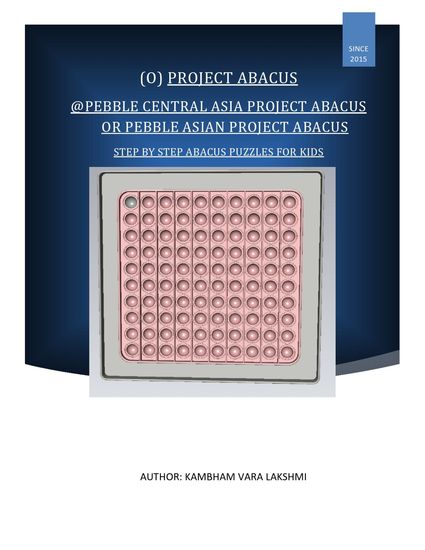 Pebble Central Asia Project Abacus (or) Pebble Asian Project Abacus - Pebble Central Asia Project Abacus (or) Pebble Asian Project Abacus - cover