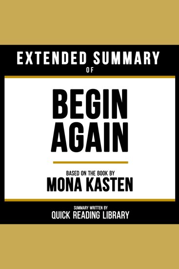 Extended Summary - Begin Again - Based On The Book By Mona Kasten - cover