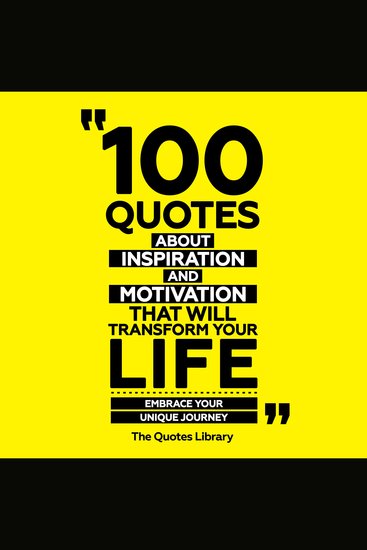 100 Quotes About Inspiration And Motivation That Will Transform Your Life - Fuel For The Soul - cover