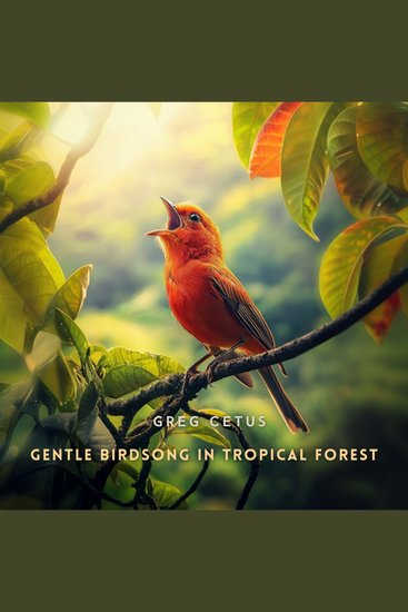 Gentle Birdsong in Tropical Forest - Natural Ambience for Sleep and Meditation - cover