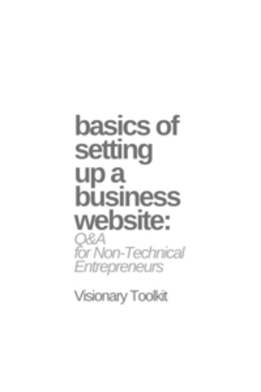 Basics of Setting Up a Business Website: Q&A for Non-Technical Entrepreneurs - cover