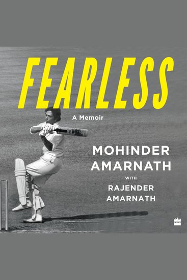 Fearless Winner of the Ekamra Sports Award for Cricket Book of the Year 2025 - cover