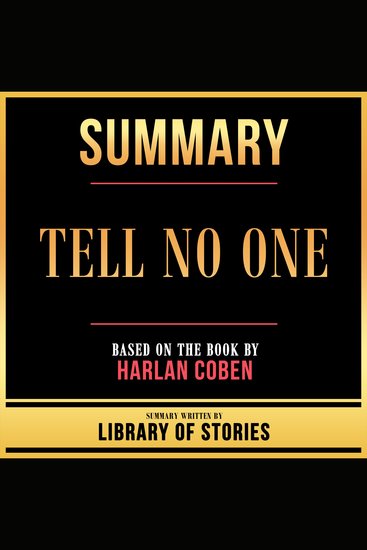 Summary - Tell No One - Based On The Book By Harlan Coben - cover