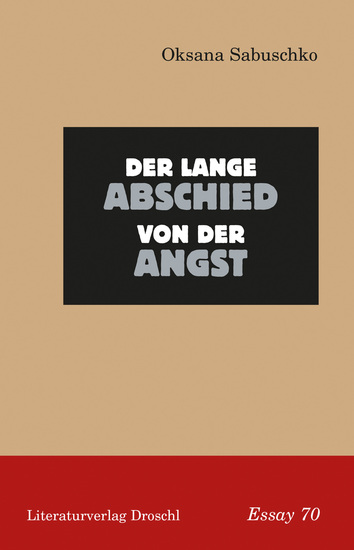 Der lange Abschied von der Angst - Essay - cover
