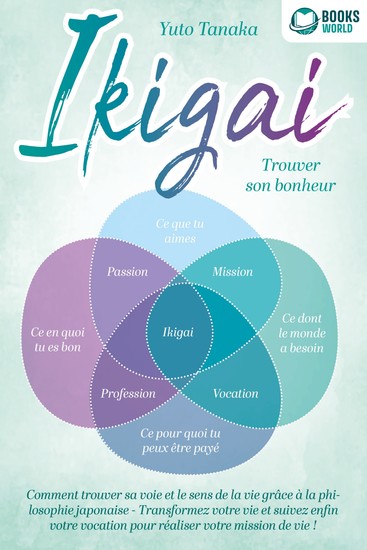IKIGAI – Trouver son bonheur: Comment trouver sa voie et le sens de la vie grâce à la philosophie japonaise - Transformez votre vie et suivez enfin votre vocation pour réaliser votre mission de vie ! - cover