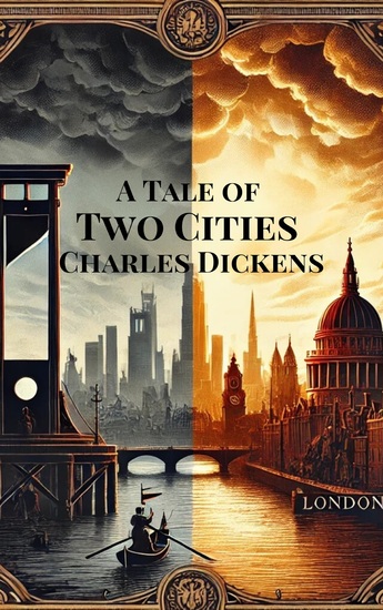 A Tale of Two Cities by Charles Dickens - A Riveting Classic of Love and Revolution - cover