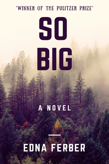 So Big (A Novel) - "Winner of the Pulitzer Prize" - cover