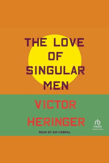 The Love of Singular Men - cover