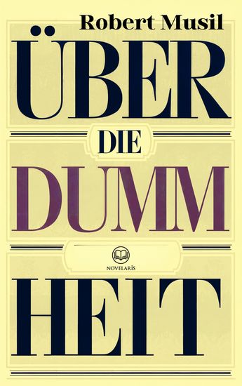 Robert Musil: Über die Dummheit - cover