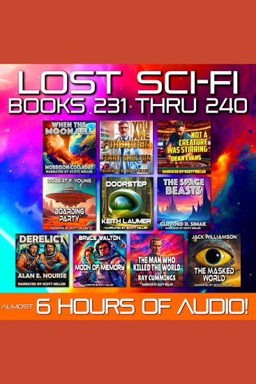Lost Sci-Fi Books 231 thru 240 - Ten Lost Vintage Sci-Fi Short Stories from the 1930s 40s 50s and 60s - cover