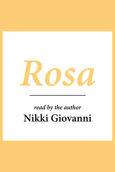 Rosa - cover