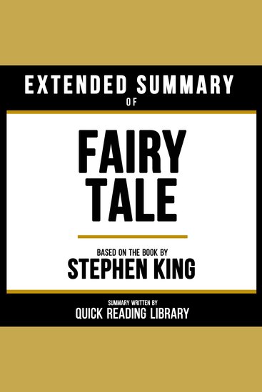 Extended Summary - Fairy Tale - Based On The Book By Stephen King - cover