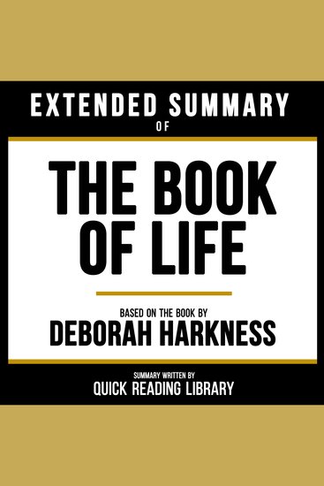 Extended Summary - The Book Of Life - Based On The Book By Deborah Harkness - cover