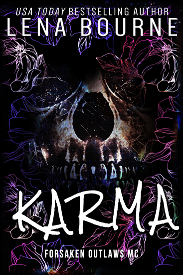 Karma: Forsaken Outlaws MC - A Dark MMF Biker Romance - cover