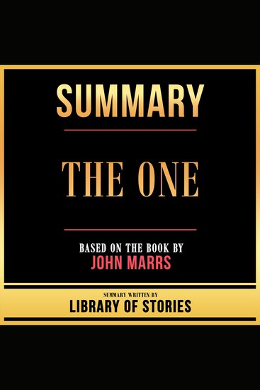 Summary - The One - Based On The Book By John Marrs - cover