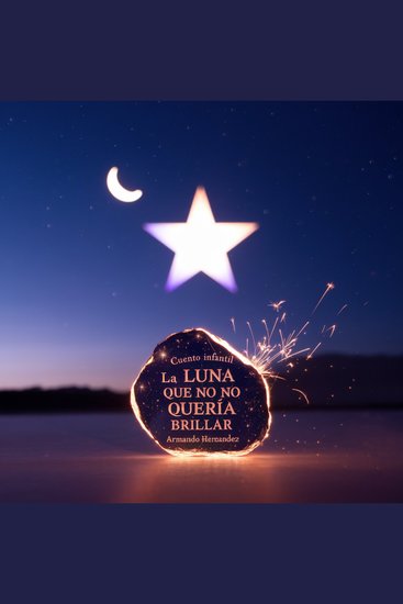 Cuento Infantil La luna que no quería brillar - cover