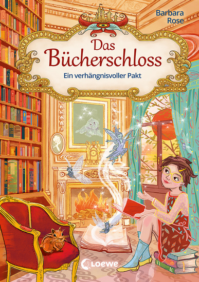 Das Bücherschloss (Band 4) - Ein verhängnisvoller Pakt - Magisches Kinderbuch für Mädchen und Jungen ab 8 Jahren - cover