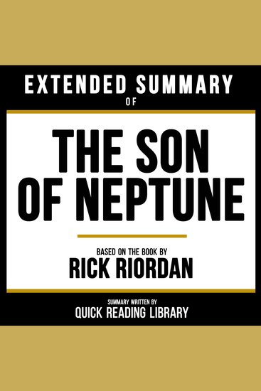 Extended Summary - The Son Of Neptune - Based On The Book By Rick Riordan - cover