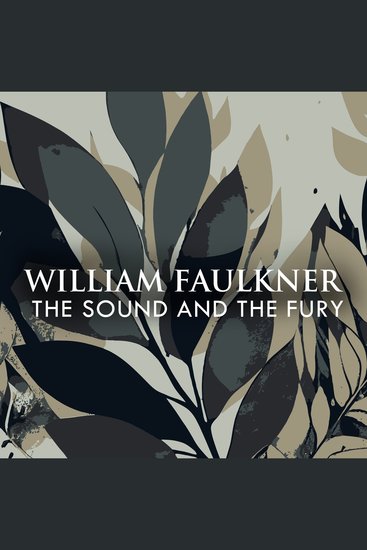 The Sound and the Fury - cover