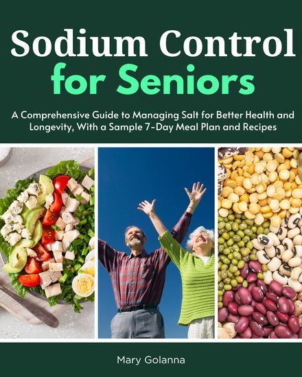 Sodium Control for Seniors - A Comprehensive Guide to Managing Salt for Better Health and Longevity With a Sample 7-Day Meal Plan and Recipes - cover