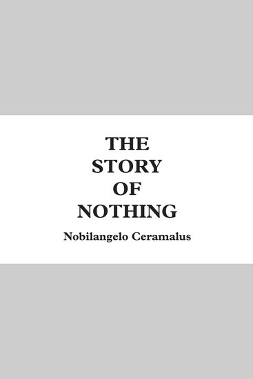 The Story of Nothing - cover