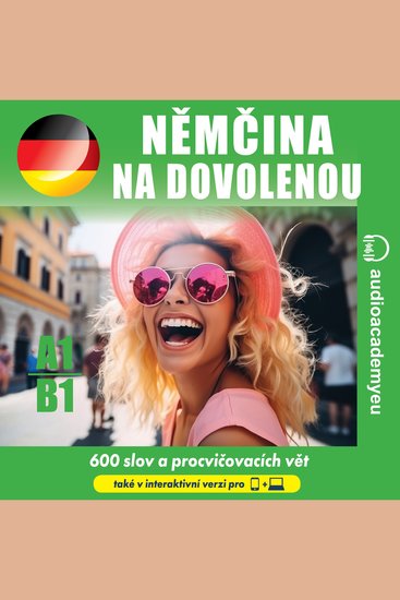 Němčina na dovolenou A1_B1 - Poslechový kurz cestovní němčiny pro mírně pokročilé - cover