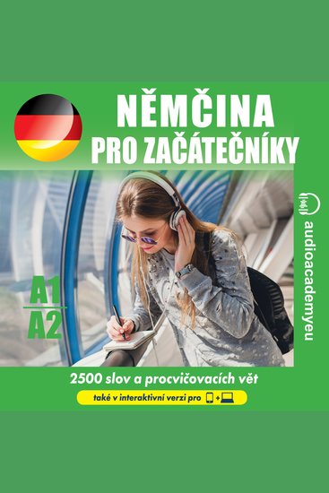 Němčina pro začátečníky A1-A2 - Poslechový kurz němčiny pro začátečníky a mírně pokročilé - cover
